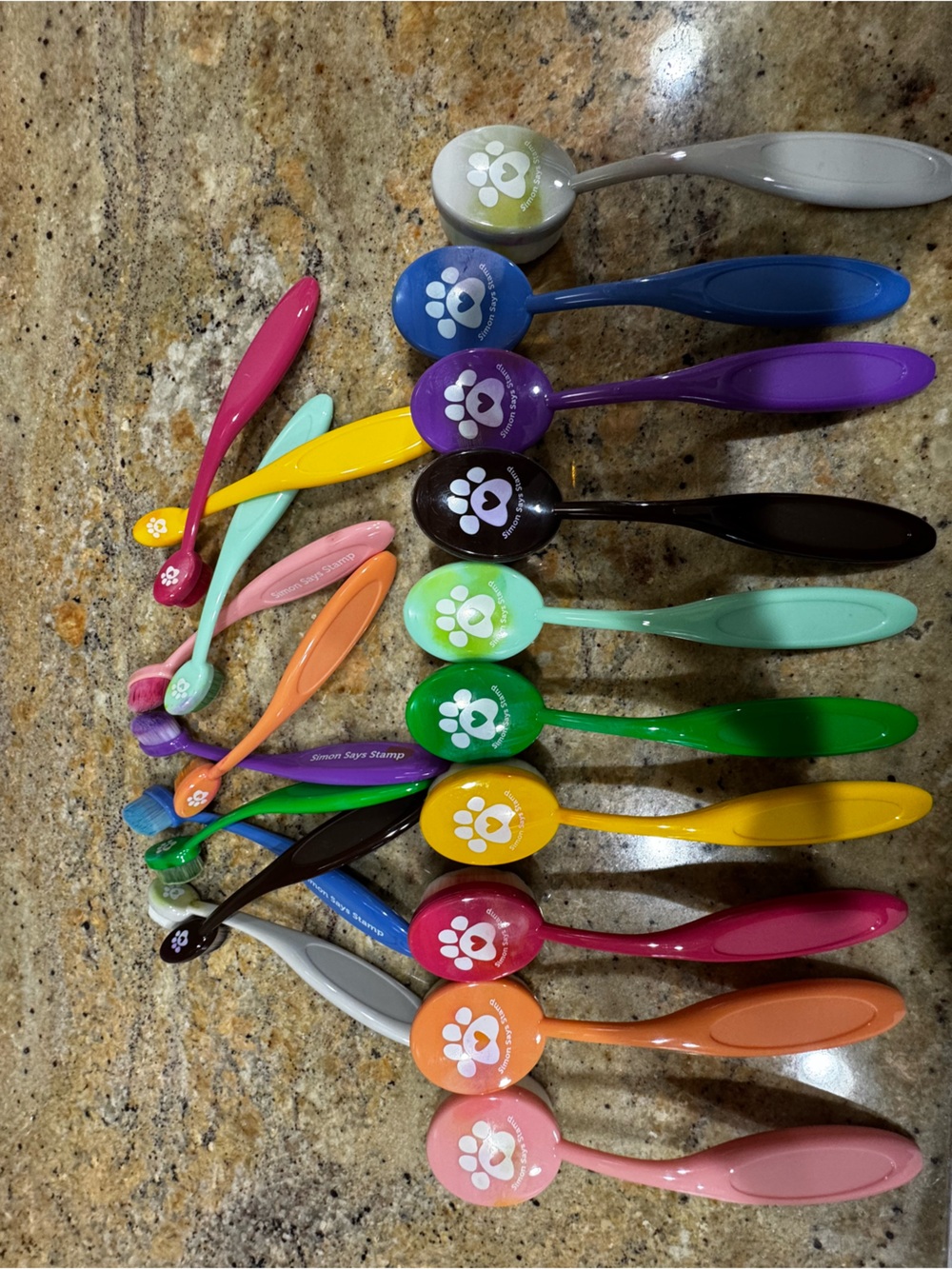 Simon says blending brushes complete set.